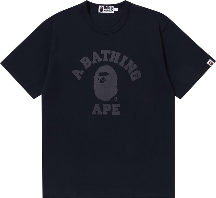 

Футболка BAPE College Heavy Weight Tee 'Navy', синий