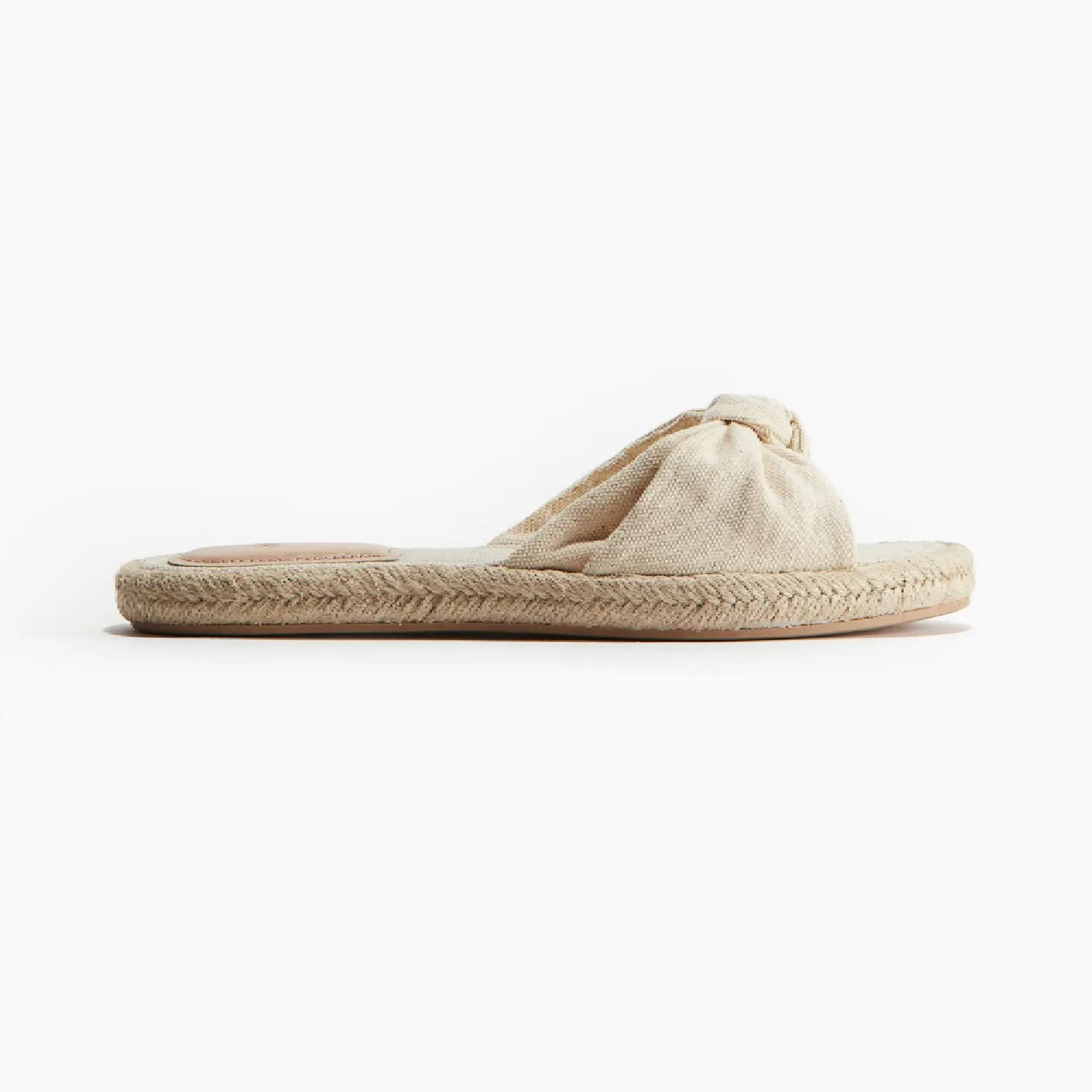 Эспадрильи H&M Knot-detail, светло-бежевый