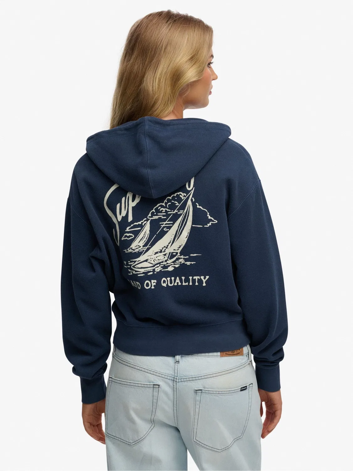 Худи с капюшоном Superdry Heritage Hamptons, Navy