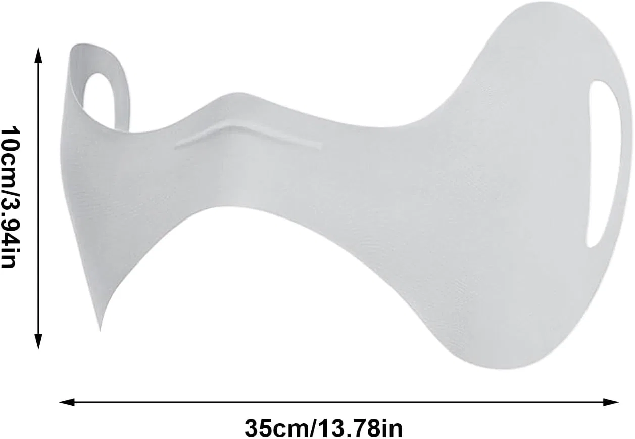 Солнцезащитная накладка для лица, Uozonit, 1 шт, 35x10 см, Gray — фото 4