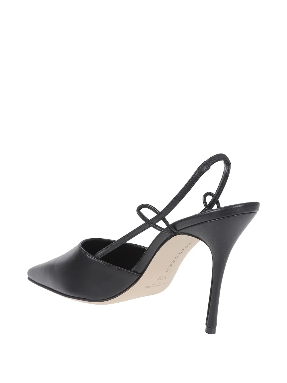 Туфли-лодочки Touki на каблуке 90 мм Manolo Blahnik, черный — фото 3