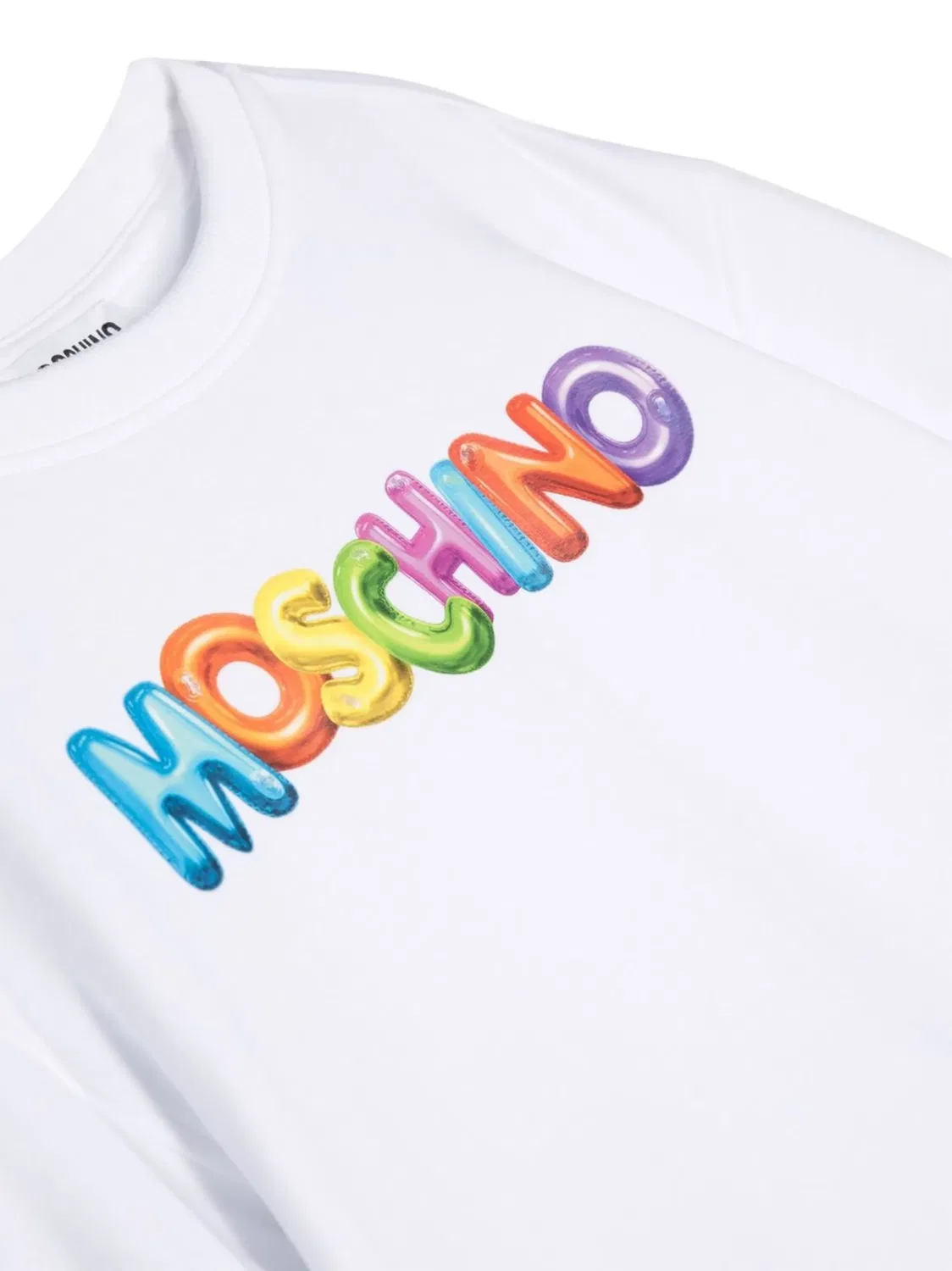Свитшот с принтом логотипа Boutique Moschino, белый — фото 3