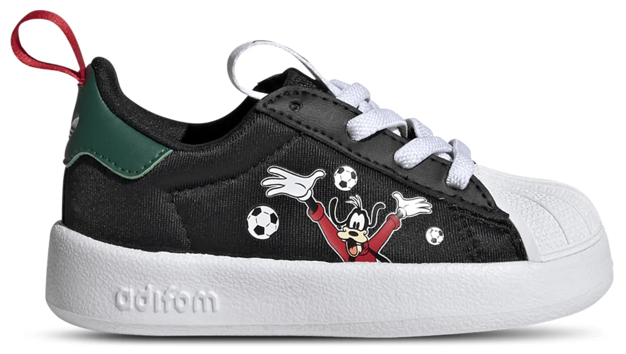 Кроссовки для мальчиков Disney adiFOM Superstar 360 Adidas, цвет Core Black/Better Scarlet/Collegiate Green