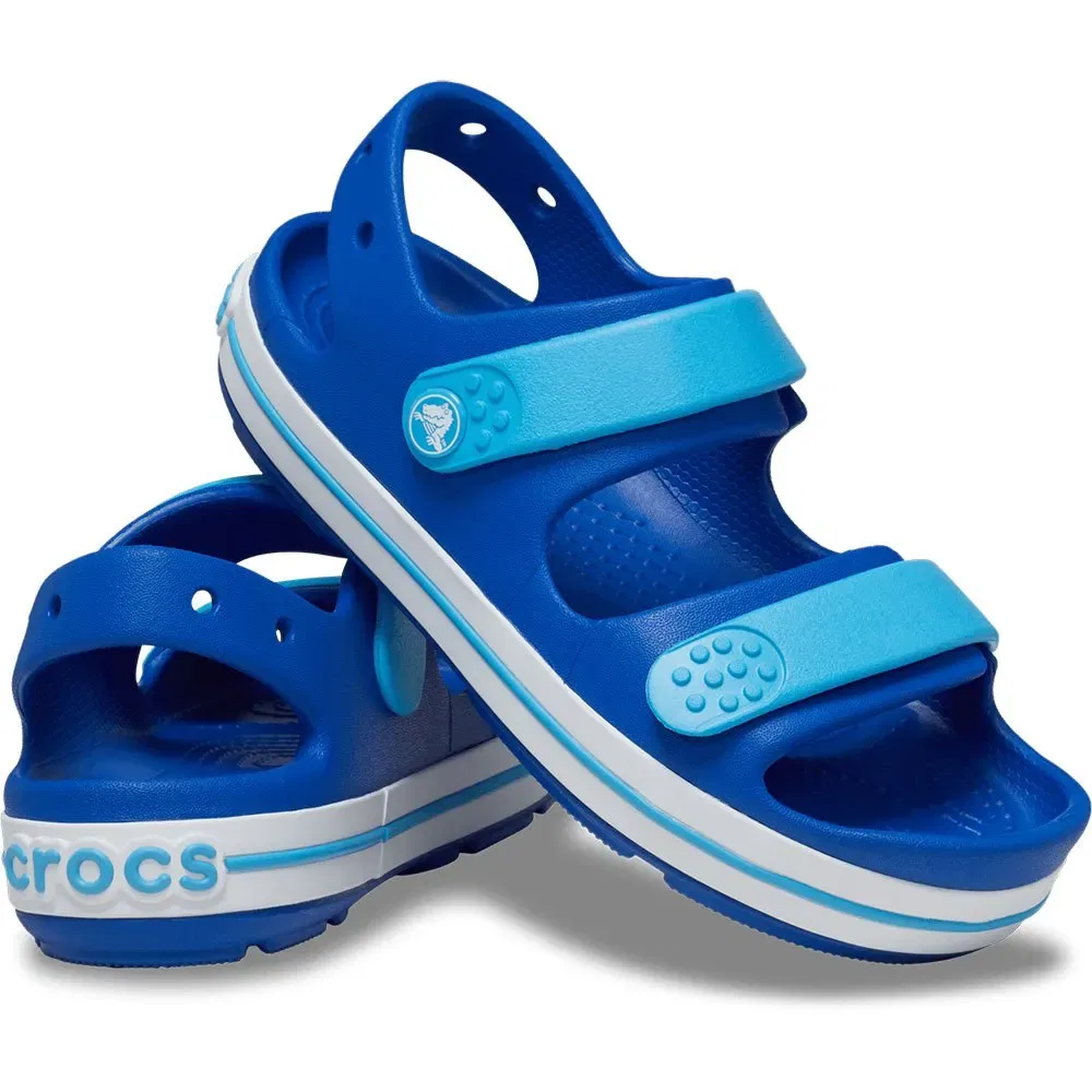 Детские сандалии с защитным носком Crocband Cruiser Crocs, Blue — фото 4