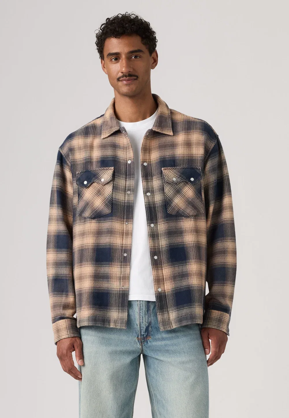 Рубашка Levi'S, Pier 89 Plaid Blue/Cream