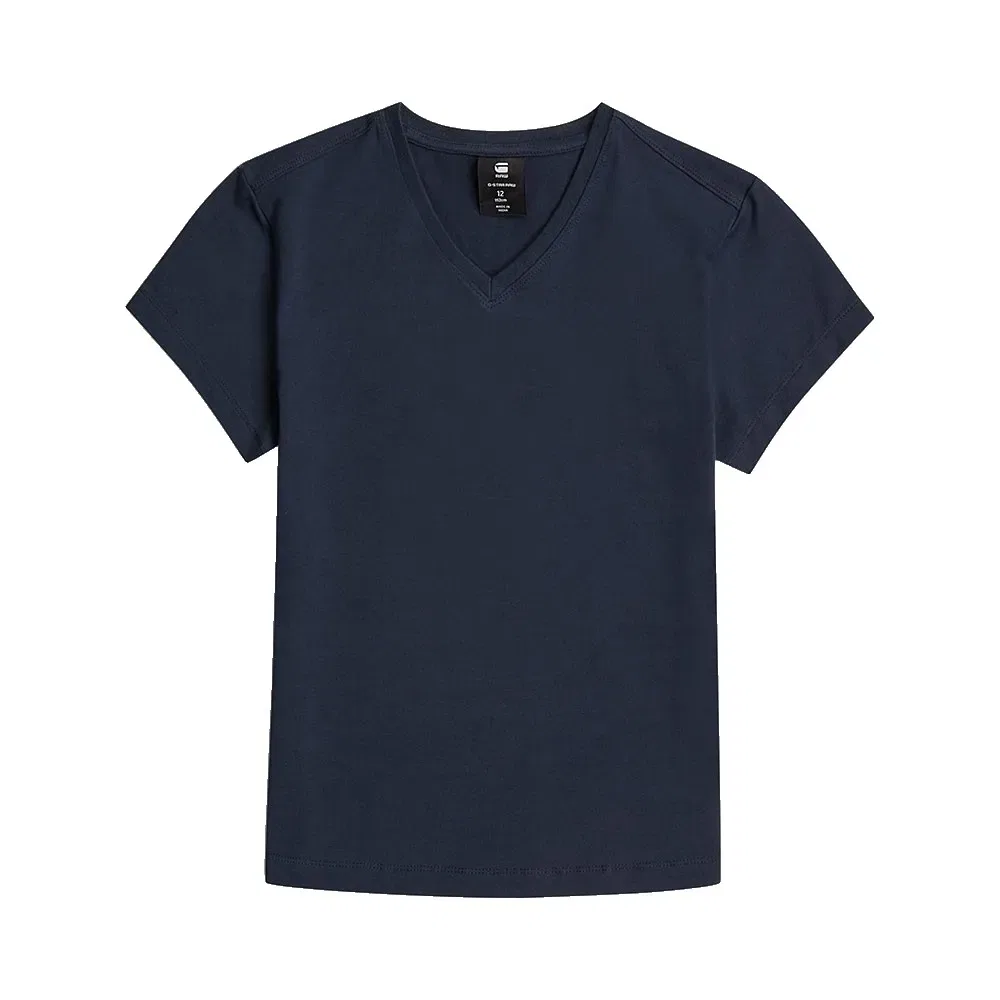 Футболка с v-образным вырезом G-Star Eyben 20 Slim Fit, синий — фото 3