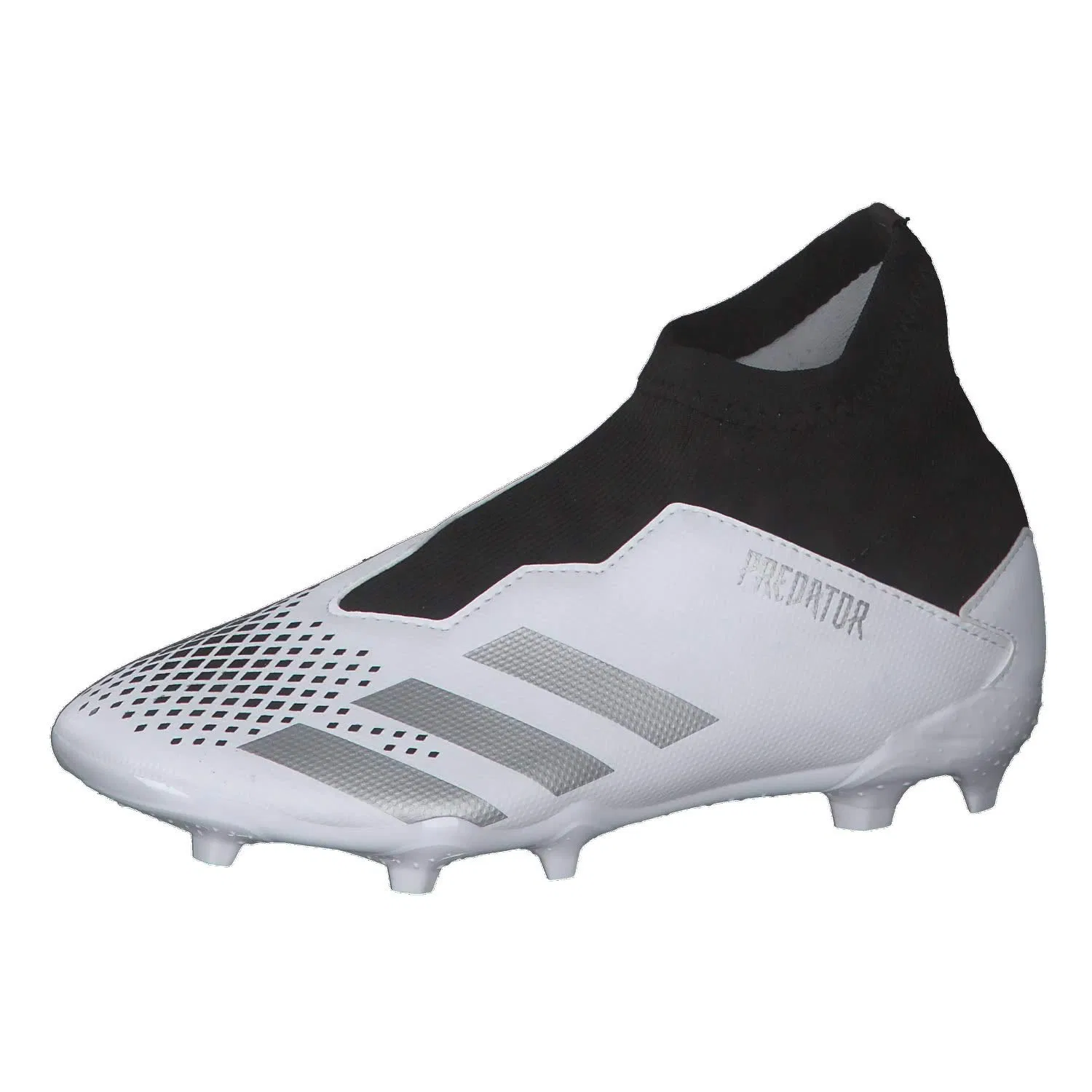 Детские бутсы для мальчиков с шипами Adidas, Predator 20.3 Fg, Cblack Ftwwht Grefiv