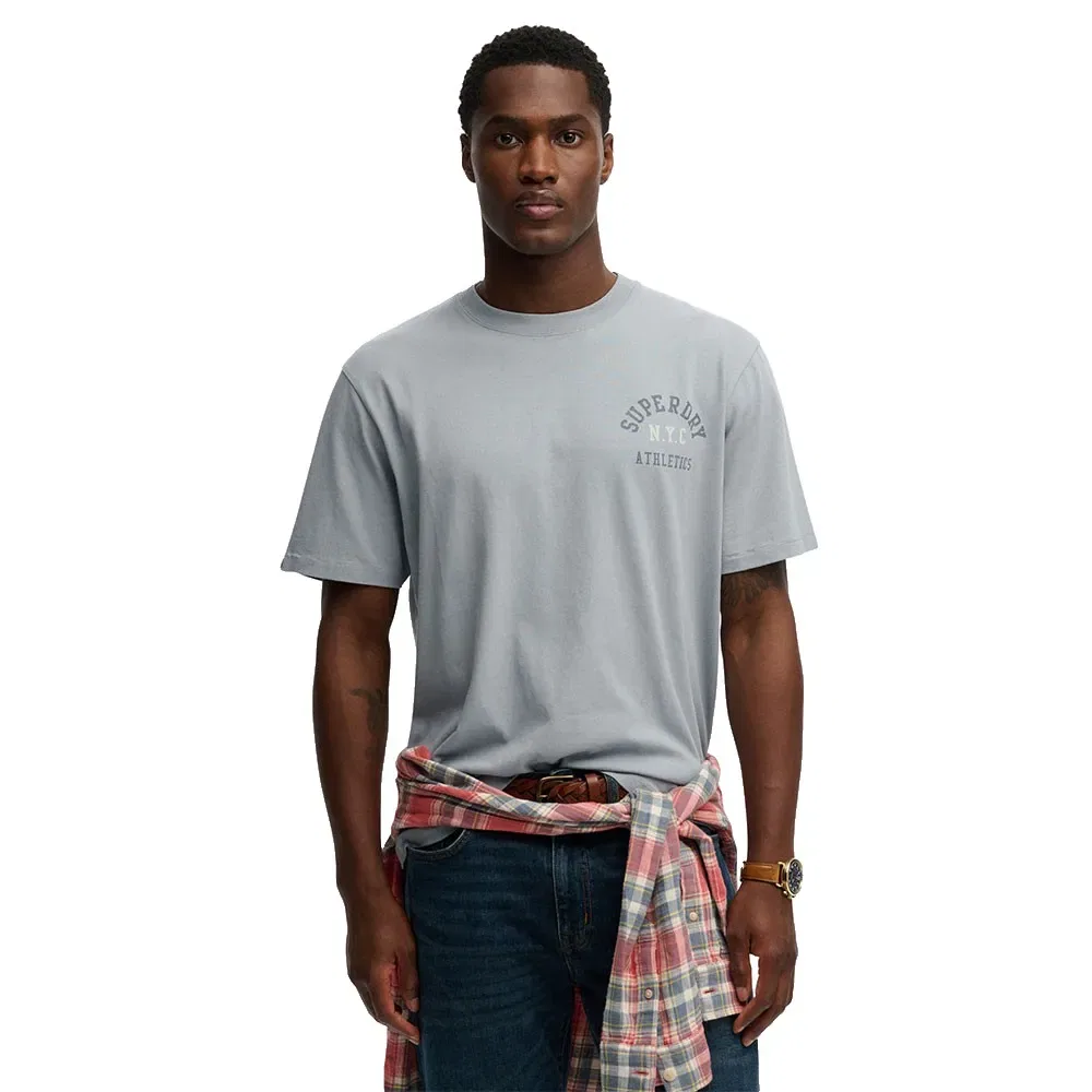Мужская футболка с коротким рукавом Athletic Essential Superdry, Grey