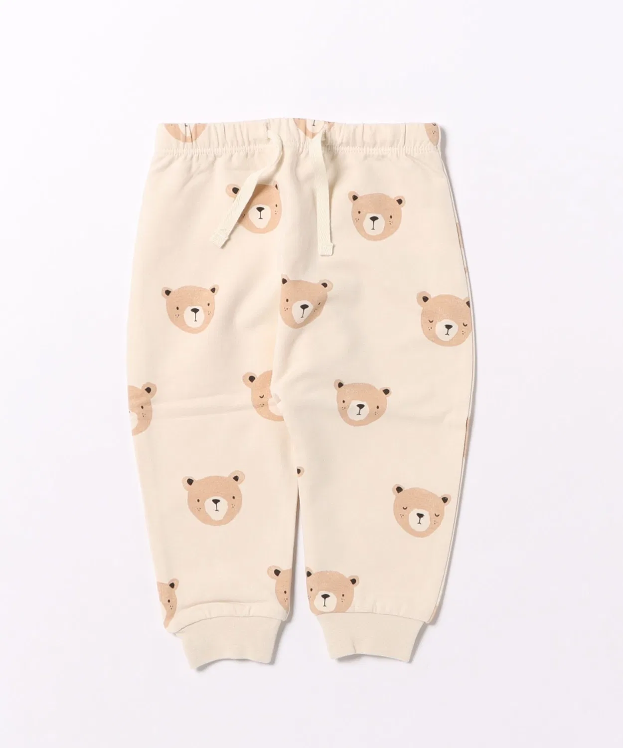 Детские спортивные штаны из футера с принтом Teddy Quincy Mae Mag., Natural