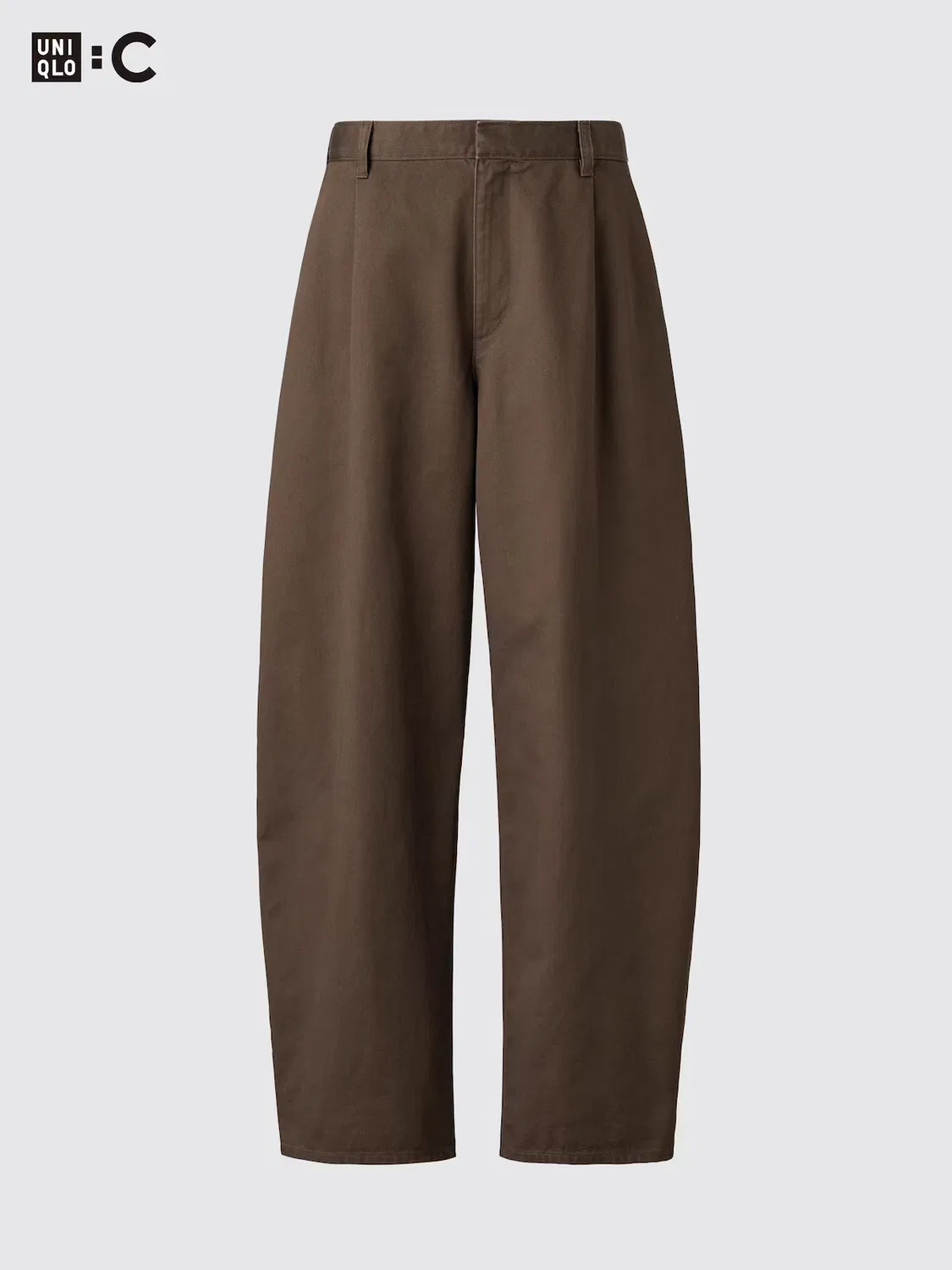 Брюки Uniqlo, длинные, коричневые — фото 3