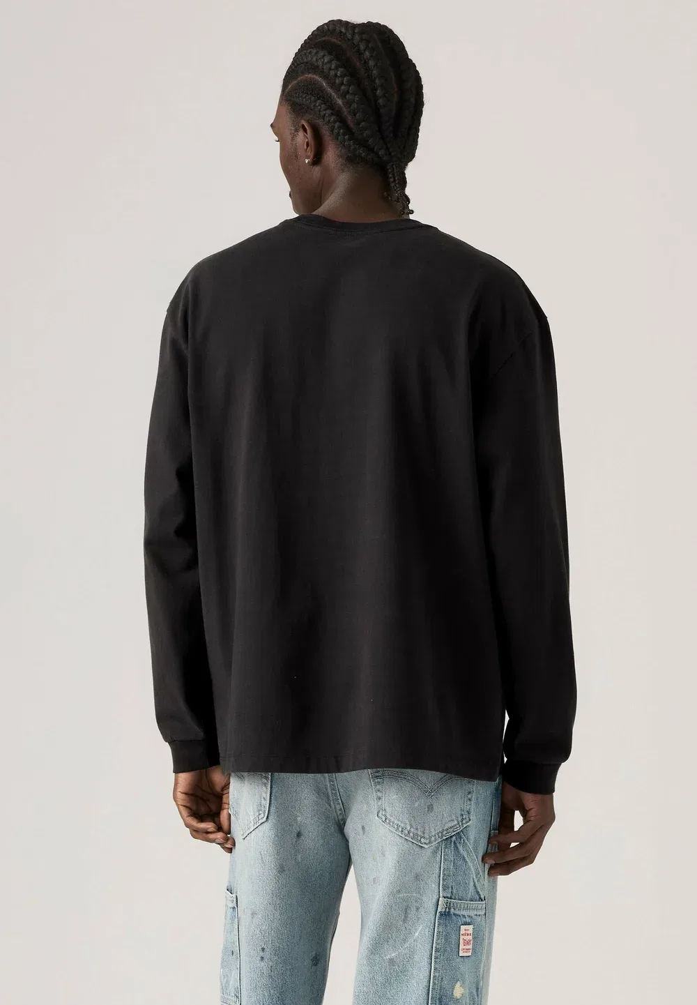 Футболка Ls workwear desert palm - толстовка Levi'S, Desert Palm - Blacks — фото 2