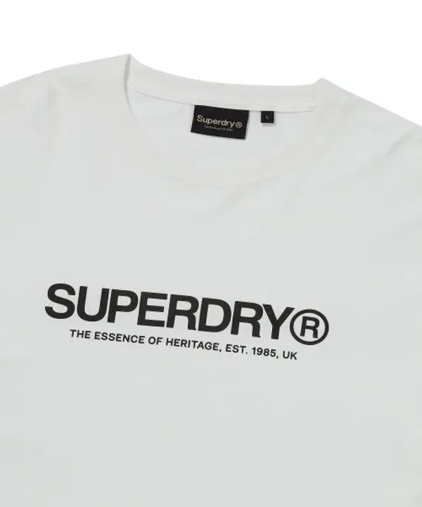 Футболка с длинным рукавом Essential, Superdry, белый — фото 4