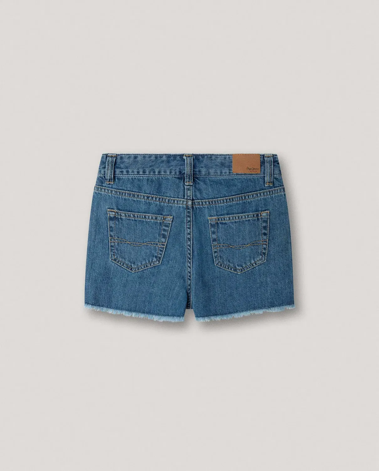 Детские шорты для девочек с вышивкой Patty Floral Pepe Jeans, Синий — фото 3