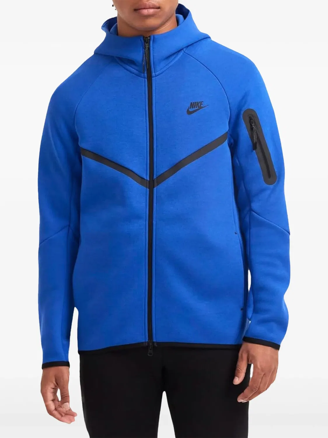 Худи Tech Windrunner Game Royal/Black Nike, синий