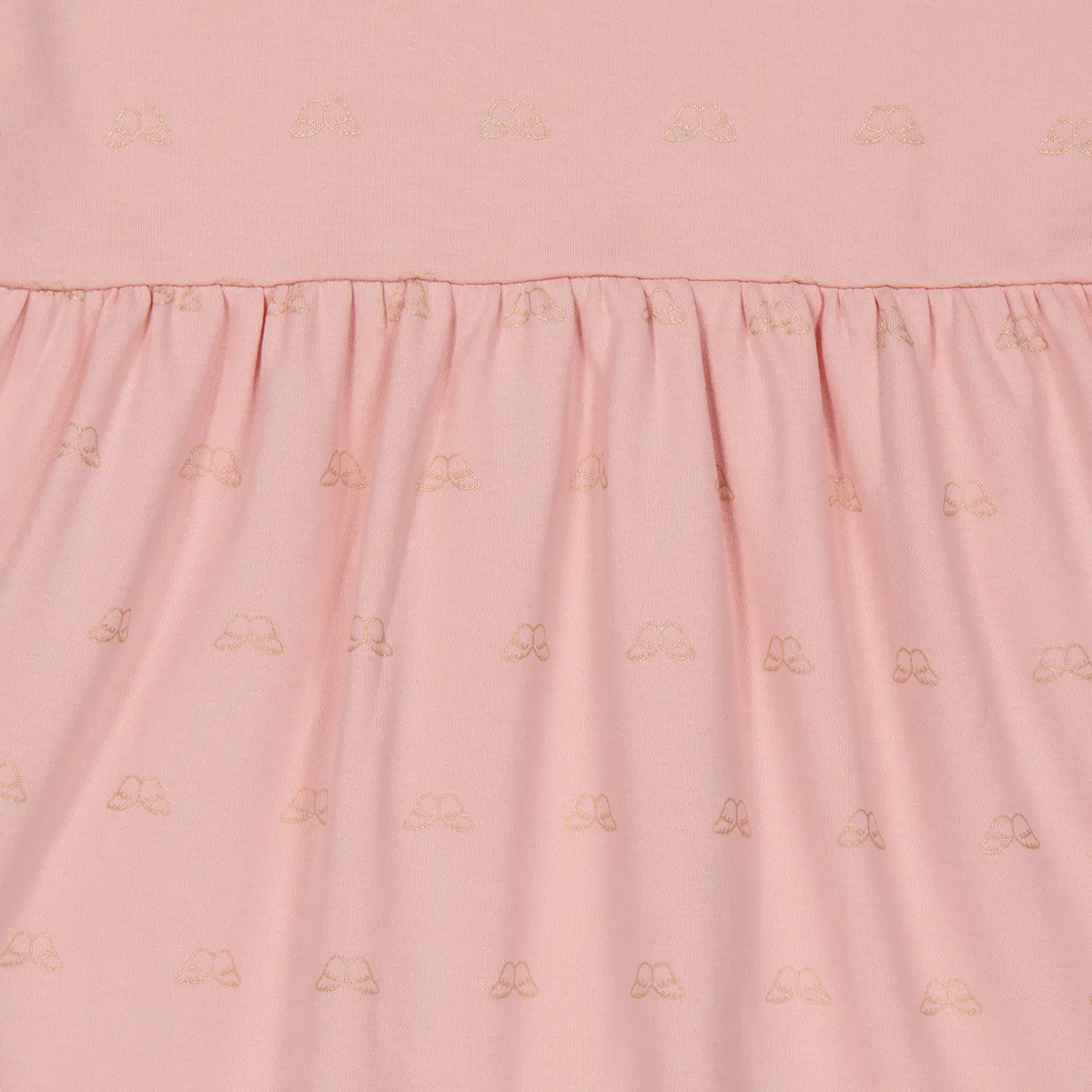Платье с поло-воротником и коротким рукавом Kids Angel Wing Polo Collar Dress Marie Chantal, Pink — фото 2