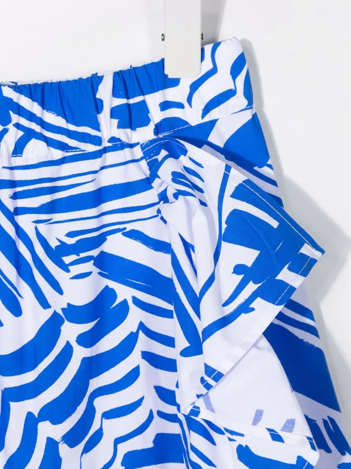 MSGM Юбка‑миди хлопковая синяя — фото 2