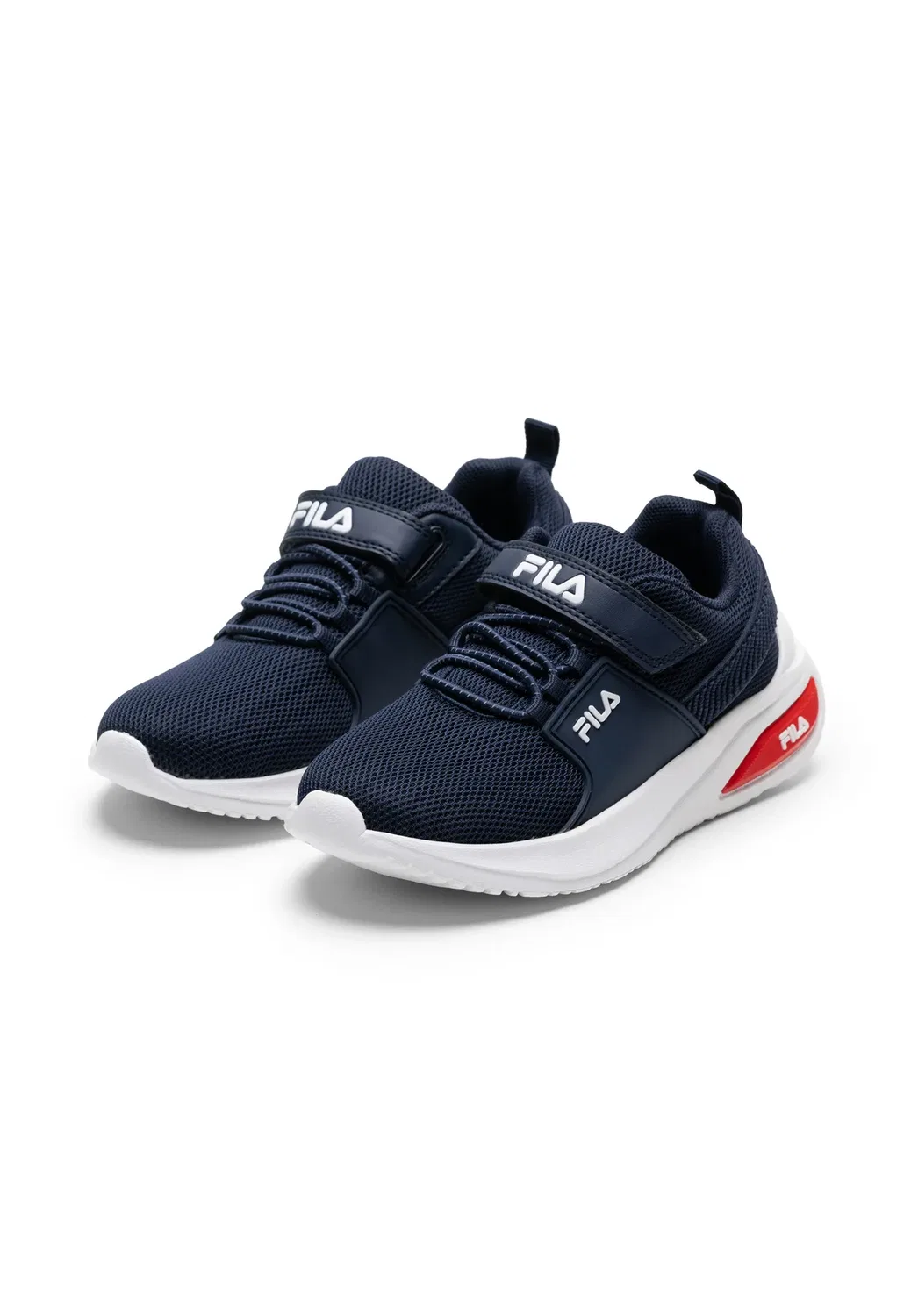 Обувь Upspark на липучках, детская, унисекс - кроссовки Fila, Fila Navy-Fila Red — фото 2