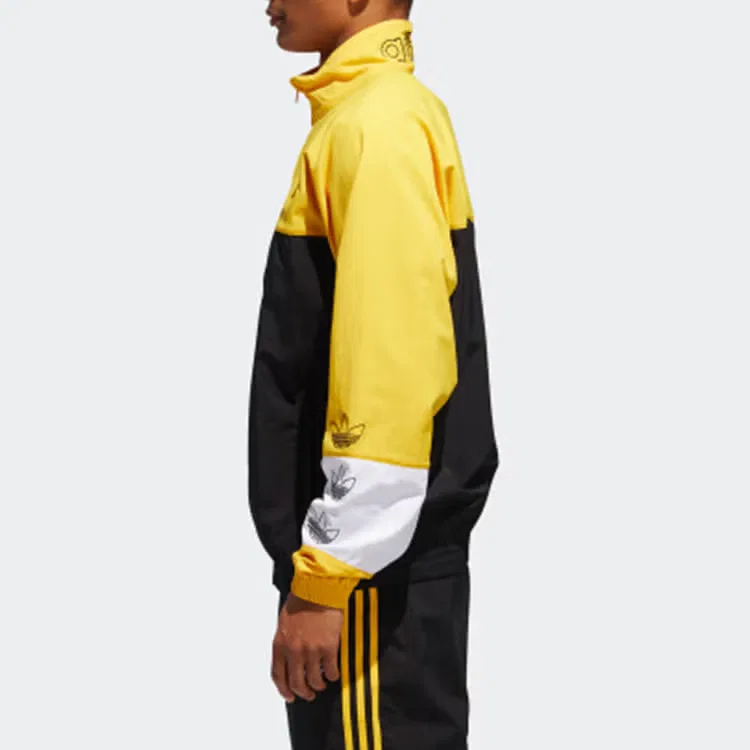 Куртка с цветочным принтом Adidas, черный — фото 3