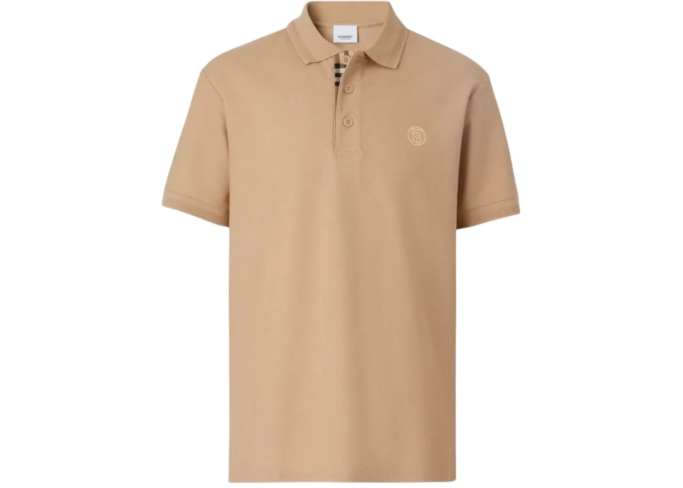 Мужская рубашка с логотипом Burberry, Camel Beige