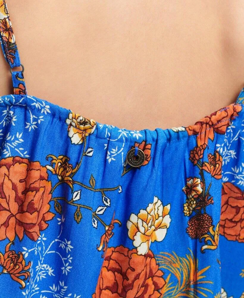 Женская блузка с принтом Vintage Embellished Top Superdry, Blau — фото 2