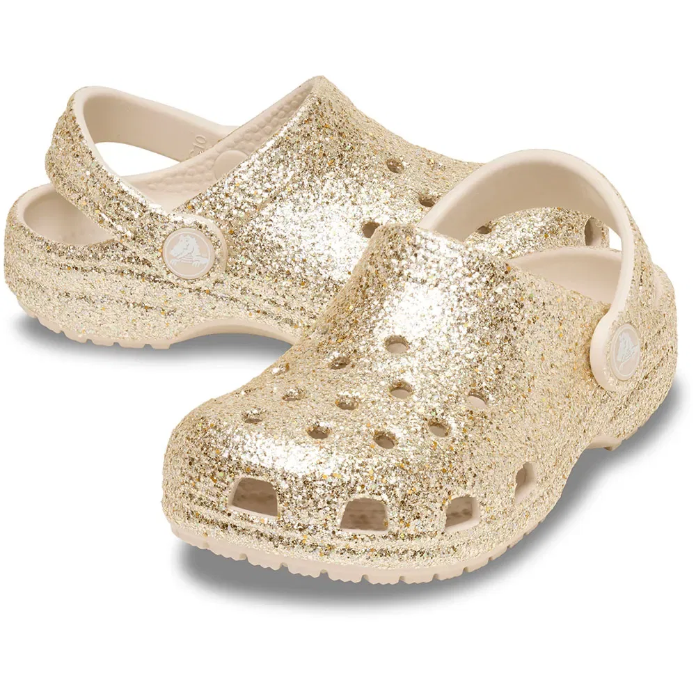 Комбинезон Crocs Classic Chunky Glitter, золотой — фото 2