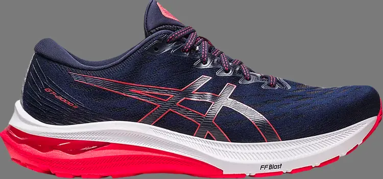 

Кроссовки gt 2000 11 'midnight red' Asics, синий, Синий;серый, Кроссовки gt 2000 11 'midnight red' Asics, синий