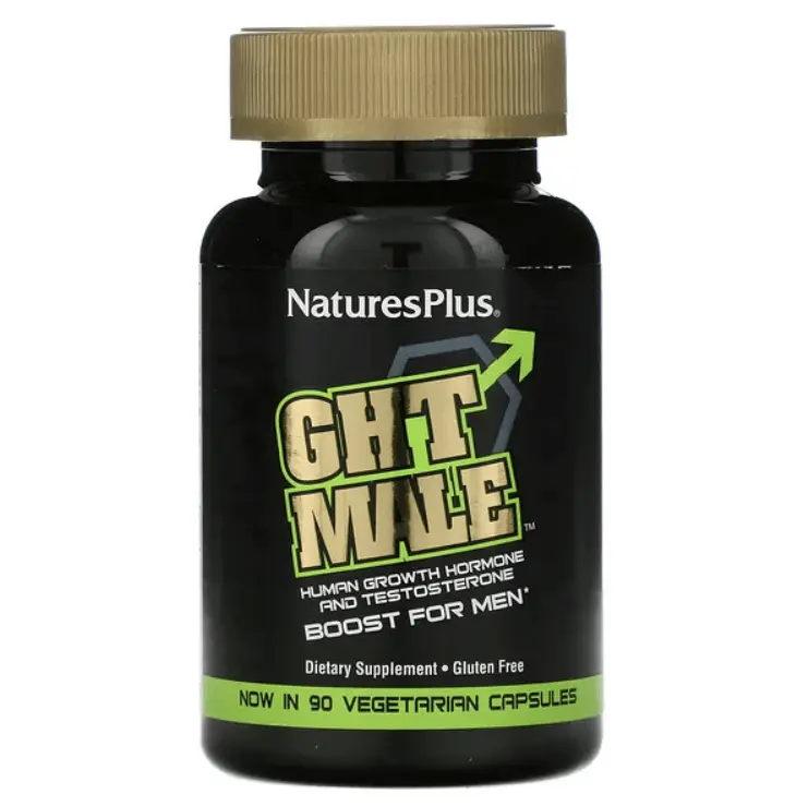 

GHT Male гормон роста для мужчин 90 капсул, NaturesPlus