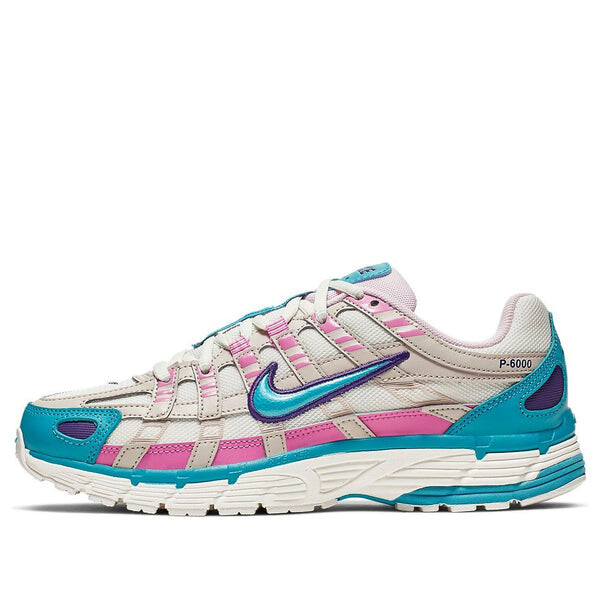Кроссовки p 6000 розовые Nike, белый