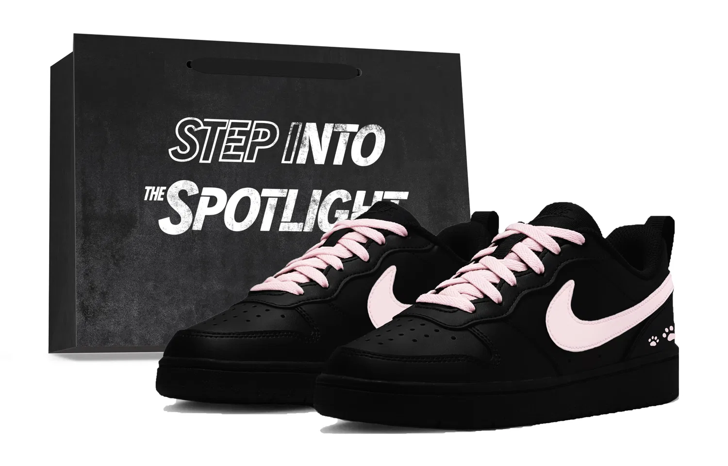 Кроссовки детские кеды Nike Court Borough, Black