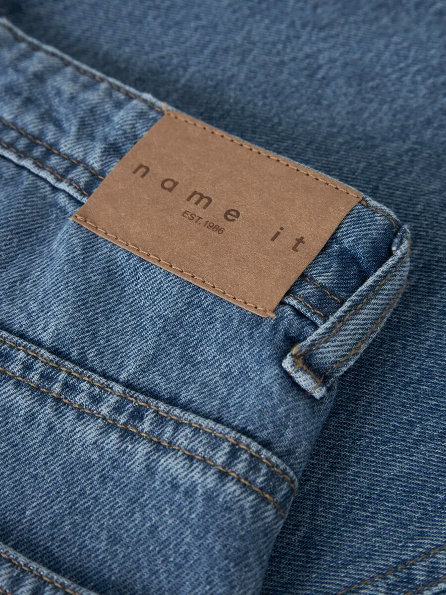 Джинсы NAME IT Baggy Jeans 'NKMBen' из синей джинсовой ткани — фото 3