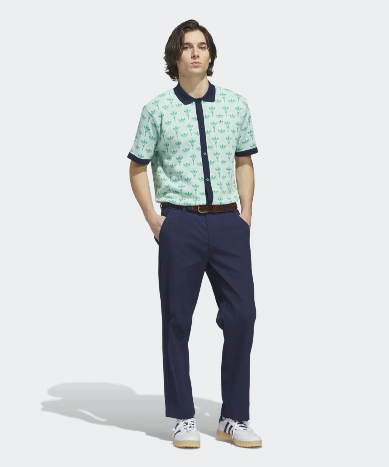 Мужские брюки с застежкой на молнию Twisted Weave Adidas, Синий — фото 3