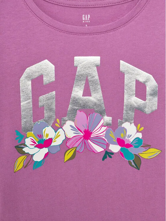 Футболка regular fit Gap, мультиколор — фото 3