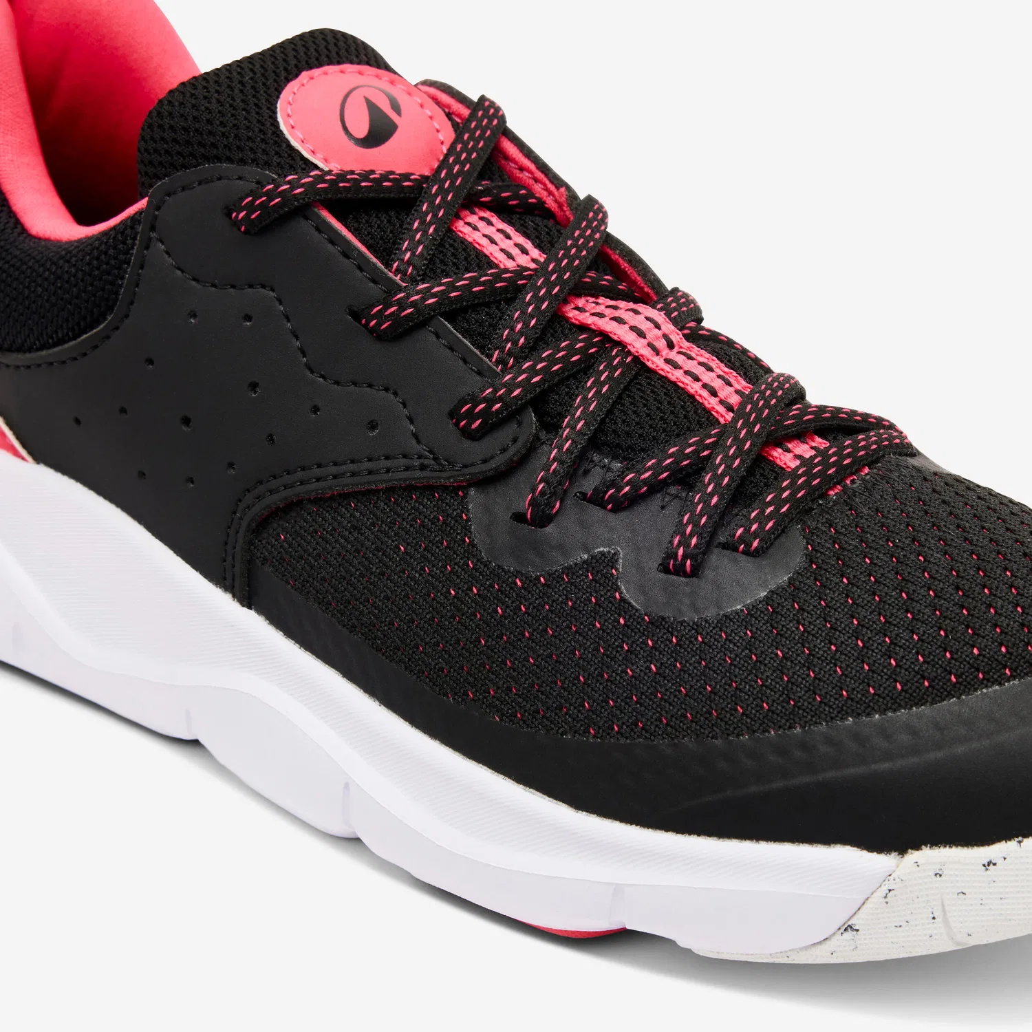 Детские легкие кроссовки Playful Fast Decathlon, Rauchschwarz Karminrosa — фото 3