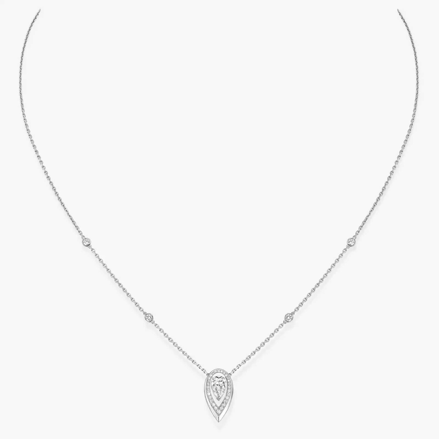 

Колье Messika Fiery 0.25CT, белое золото/бриллианты