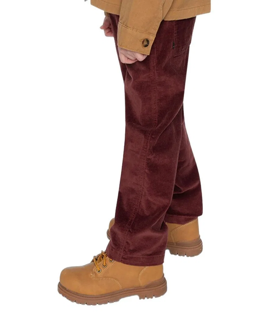 Брюки из вельвета с карго-карманом, Boys Must-Haves Deux par Deux, Reddish-Brown — фото 3