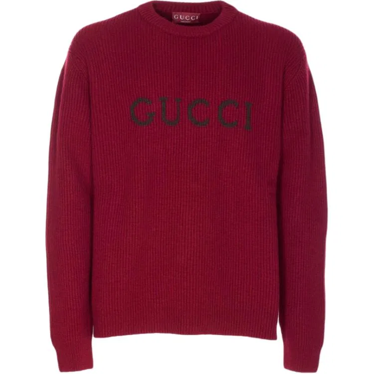 Джемпер мужской GUCCI с интарсией, Red