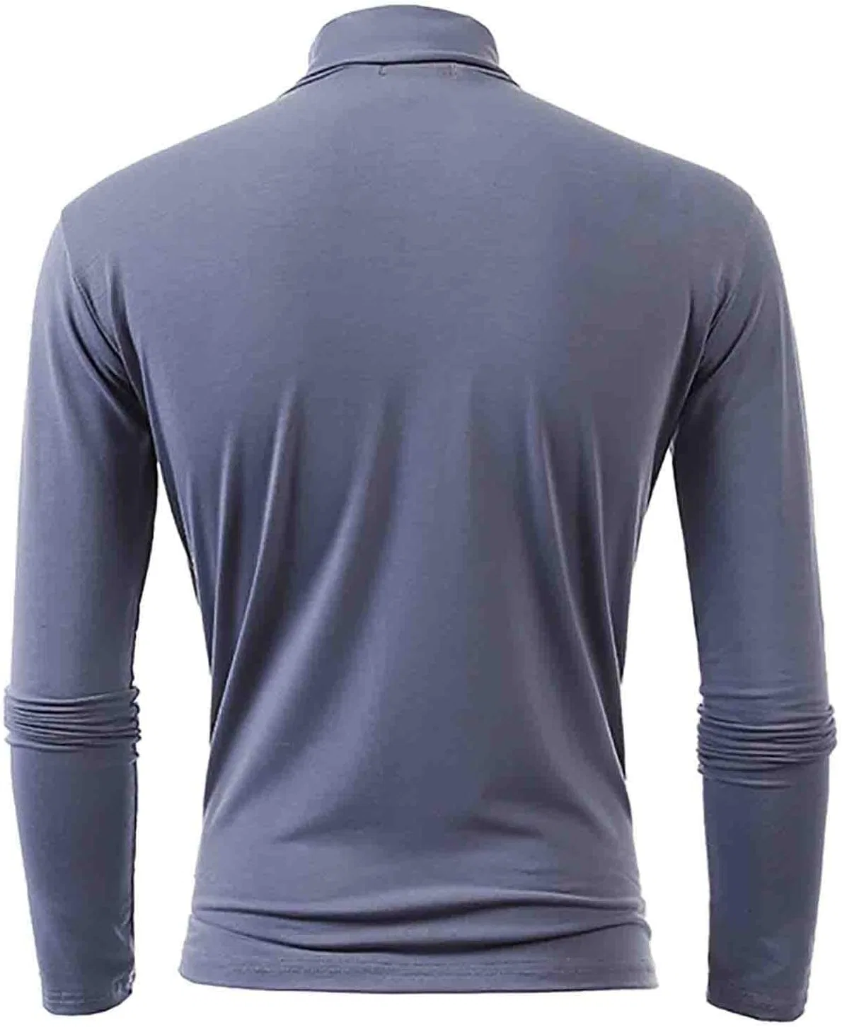Мужская облегающая футболка с высоким воротом Compression, Dark Gray — фото 3
