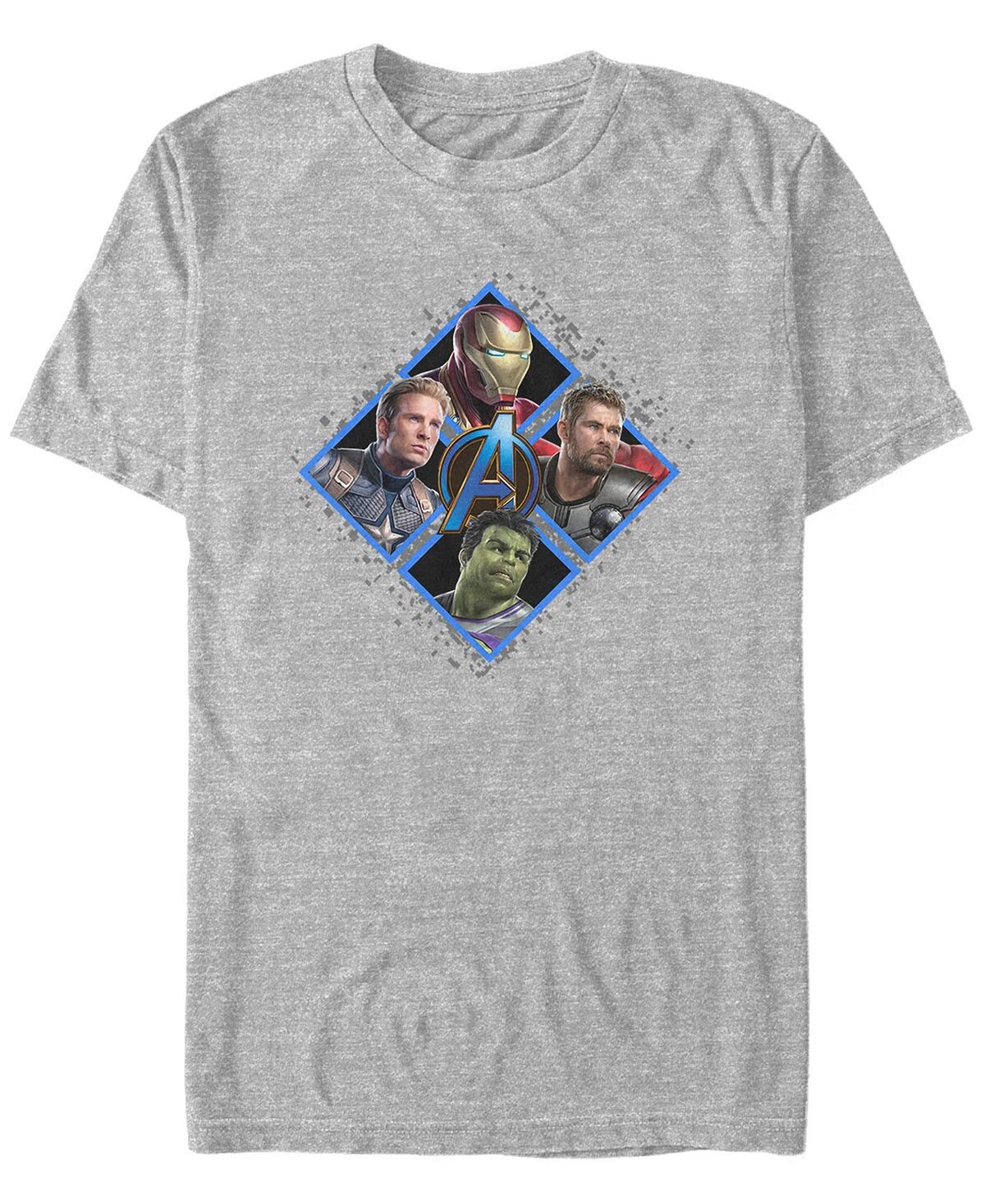 

Мужская футболка marvel avengers endgame hero four square, с коротким рукавом Fifth Sun, мульти, Серый, Мужская футболка marvel avengers endgame hero four square, с коротким рукавом Fifth Sun, мульти