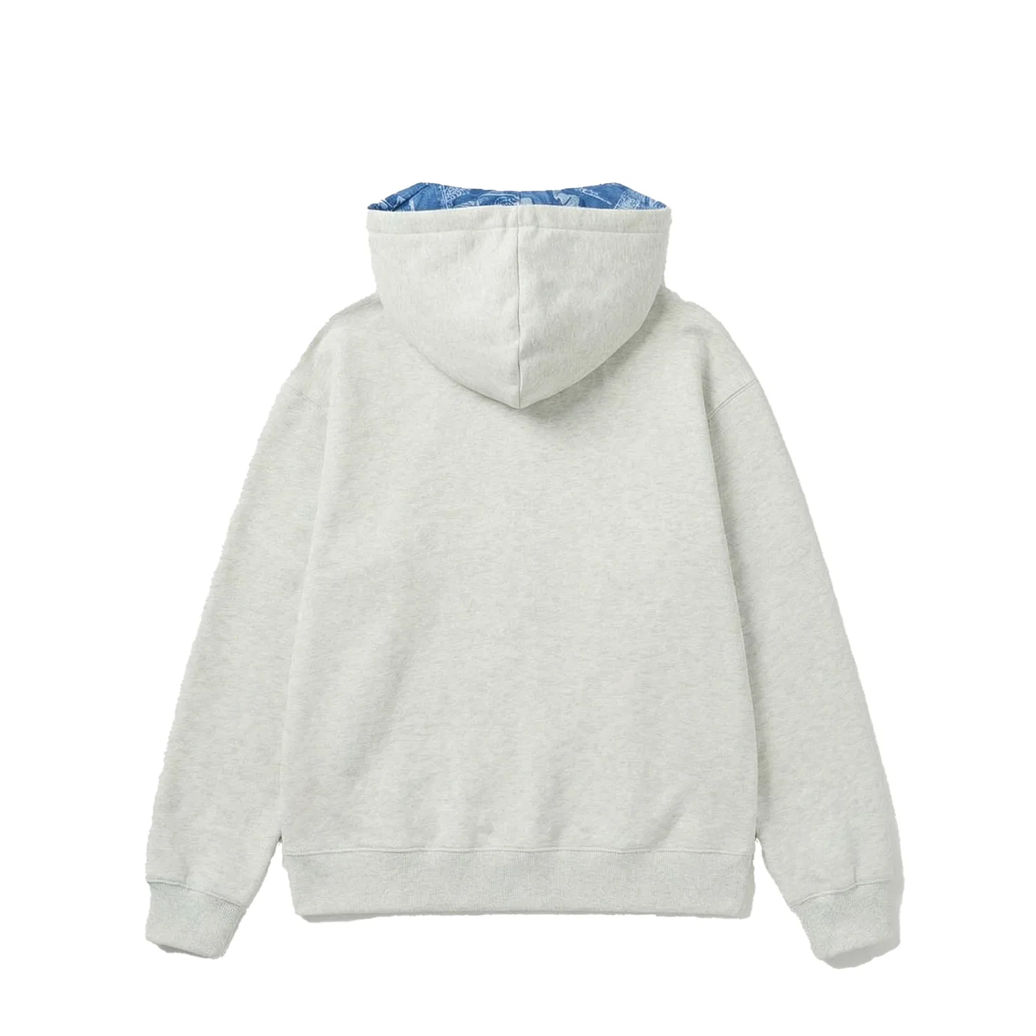 Детский худи с капюшоном из футера NSTNEW START, White Heather Gray — фото 4