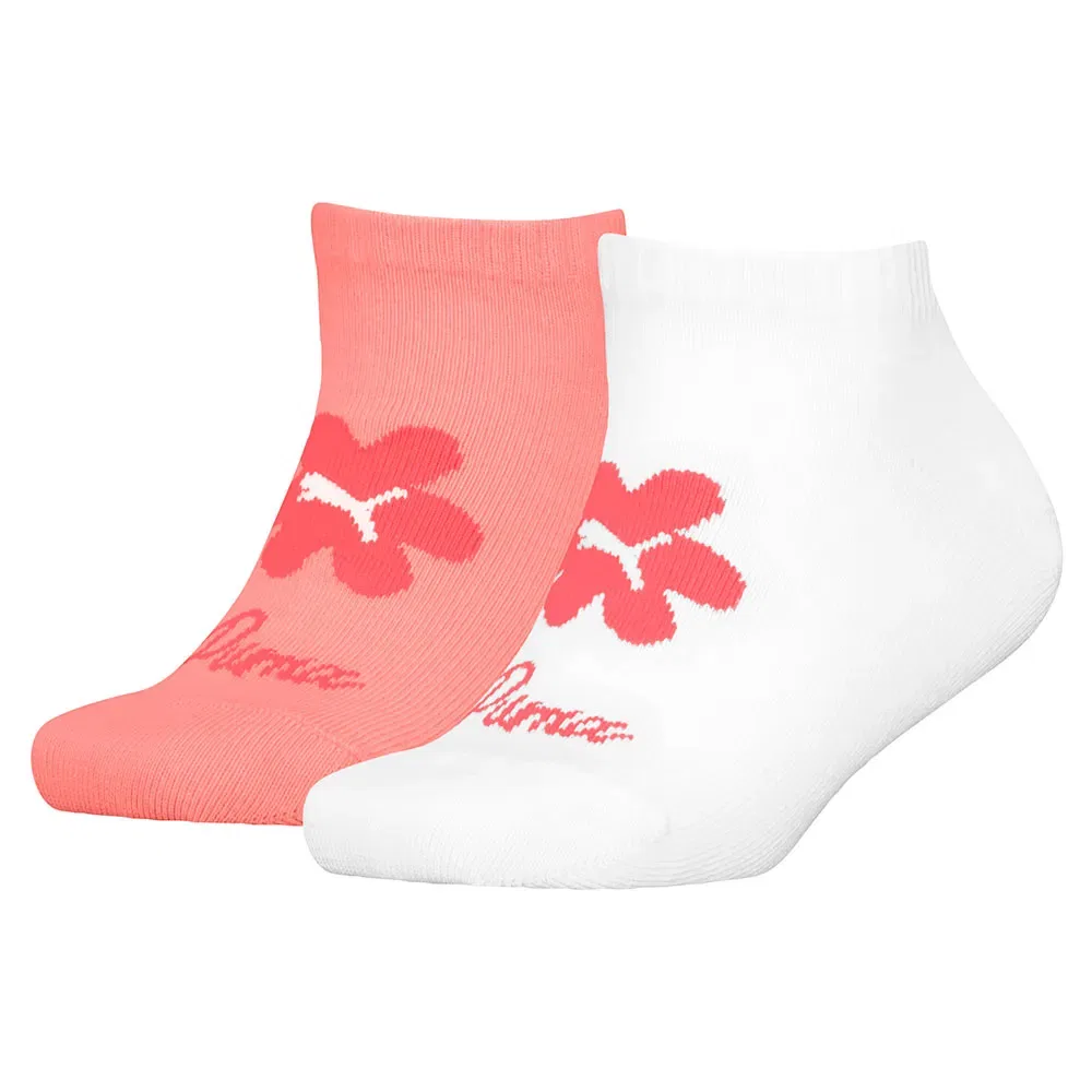 Носки Puma Flower Sneaker в комплекте 2 пары, белый