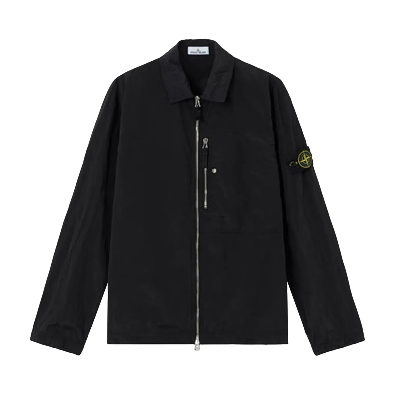 Рубашка Stone Island Nylon Metal Econyl Overshirt, черный