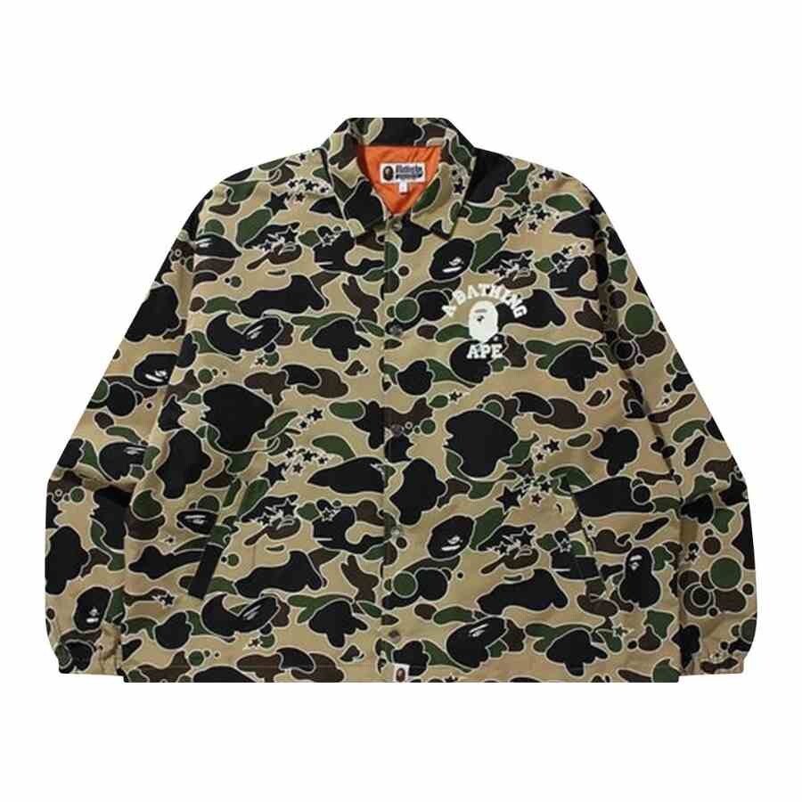 

Куртка Bape Sta Camo Relaxed Coach, хаки