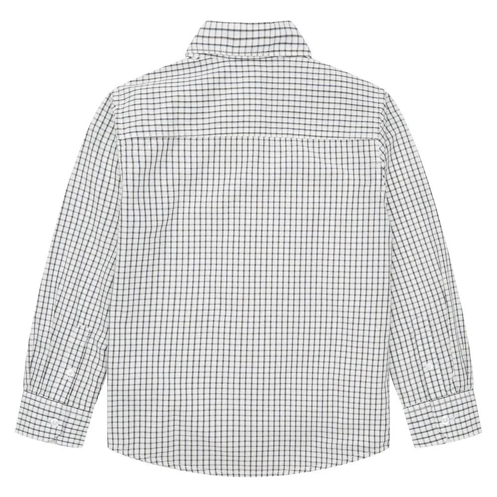 Рубашка с длинным рукавом Long Sleeve Shirt Tom Tailor, серый — фото 2