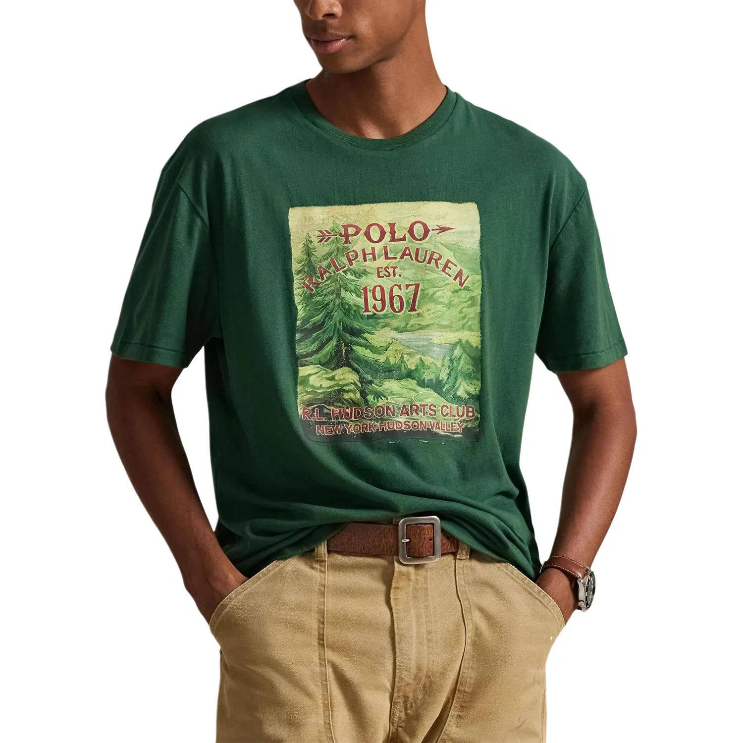 Мужская футболка с коротким рукавом SS26 T Shirt Classic Version Polo Ralph Lauren — фото 3
