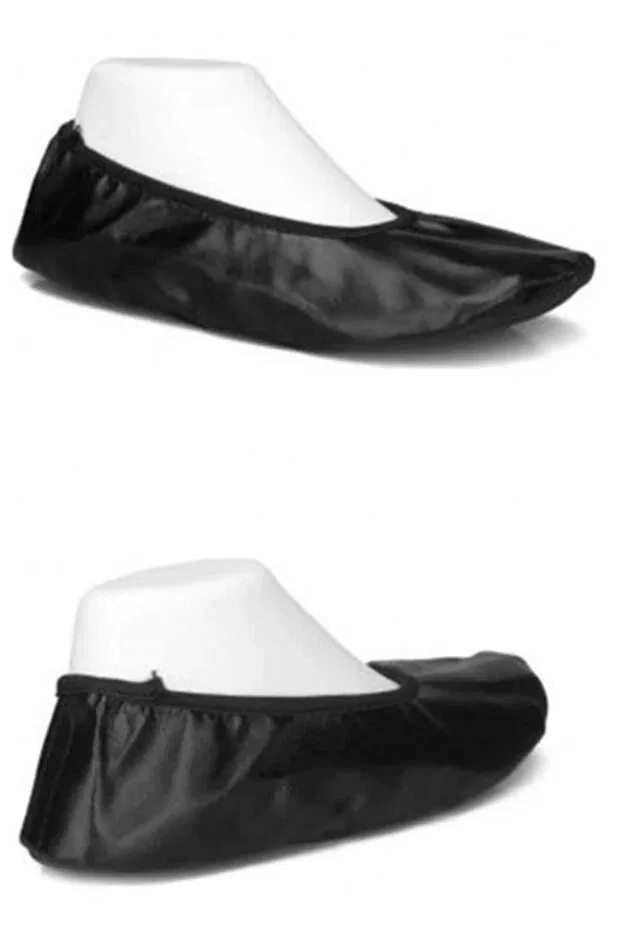 Детские балетки для девочек с коротким каблуком Janjankostümkids, Black — фото 2