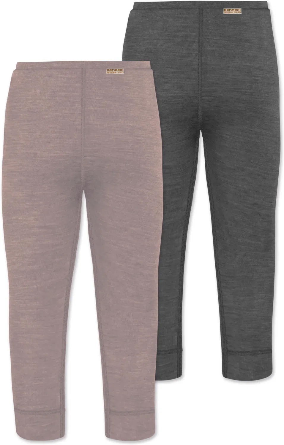 Комплект детских штанов из мериносовой шерсти 2 шт Tutira Normani Outdoor Sports, розовый — фото 2