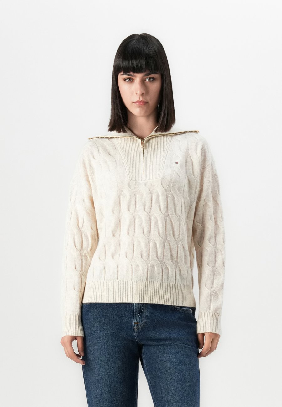 

Джемпер Tommy Hilfiger SOFT CABLE , Heather Oatmilk/White