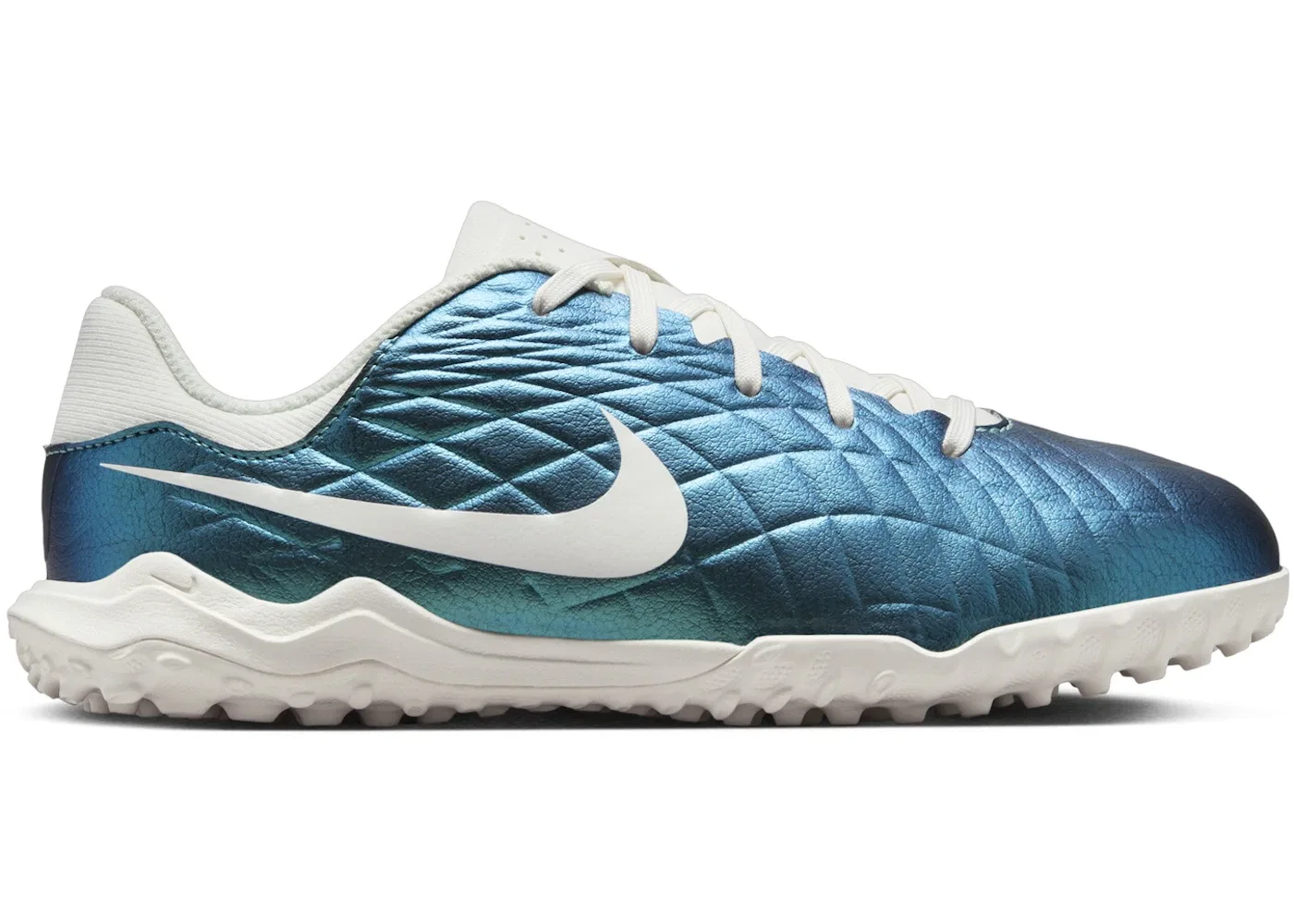 Детские бутсы для футбола Nike Tiempo Emerald Legend 10 Academy TF, Dark Atomic Teal/Sail