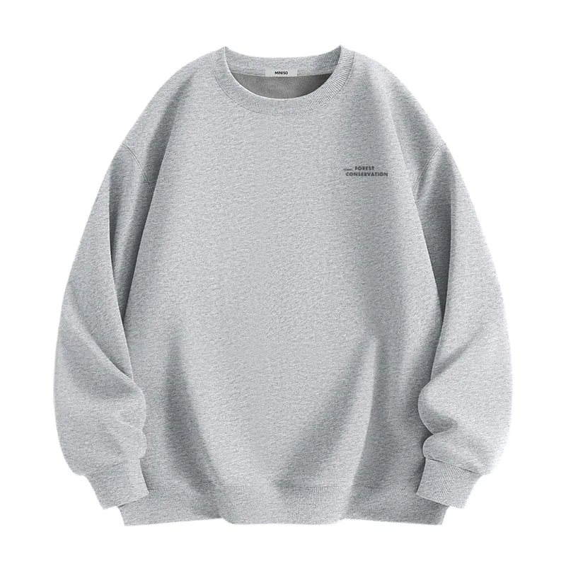 Свитшот детский с начесом MINISO, Dark Gray — фото 3