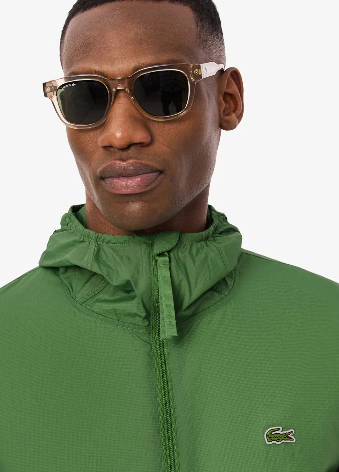 Плащ мужской Lacoste, зеленый — фото 3